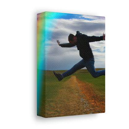 Rainbow Jumper Artist - Canvas