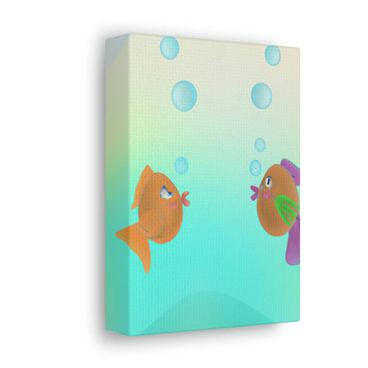 "Los aventureros acuáticos: un mundo de peces que hablan" - The Alien Canva