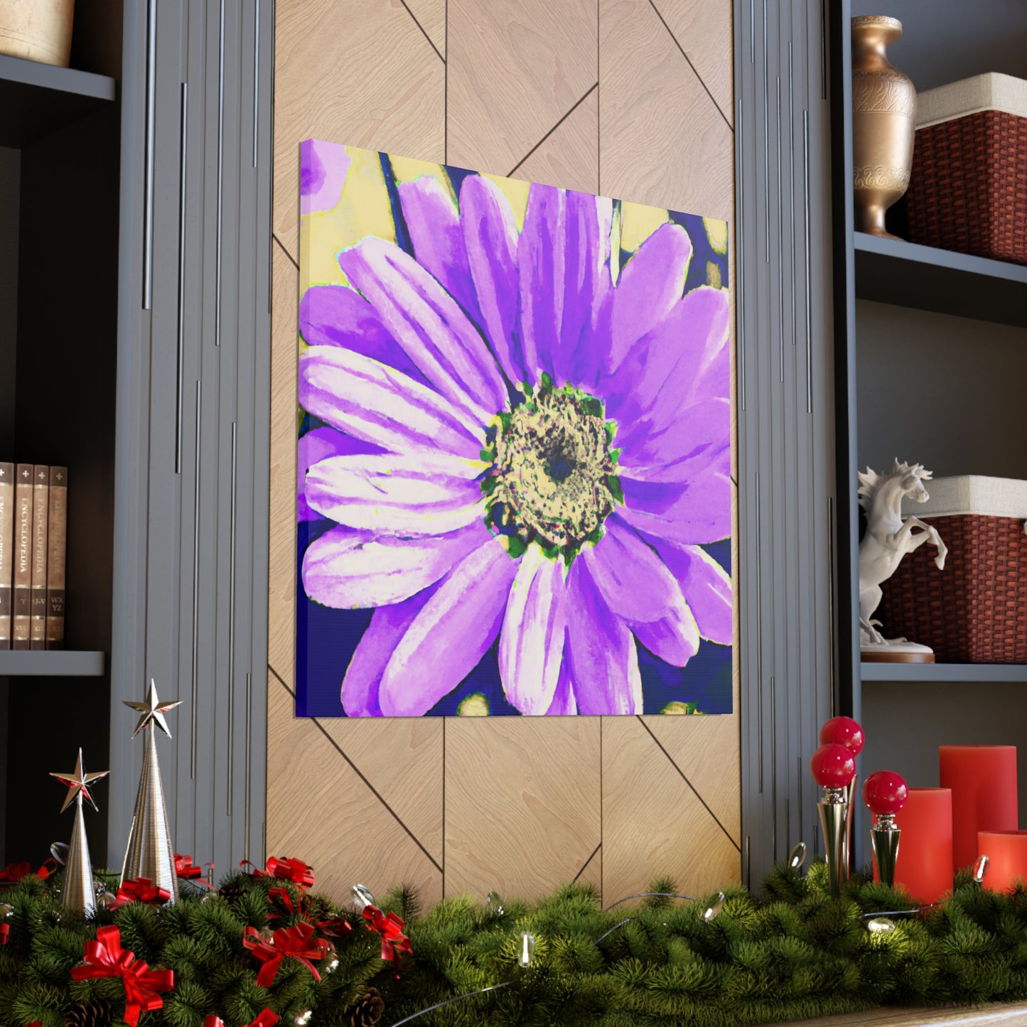 Purple Petals Popping: Create an Eye-Catching Daisy-Rose Fusion - The Alien Canva