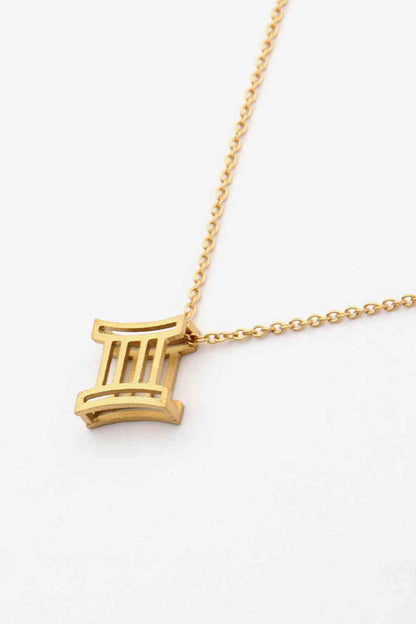 18K Gold Plated Constellation Pendant Necklace