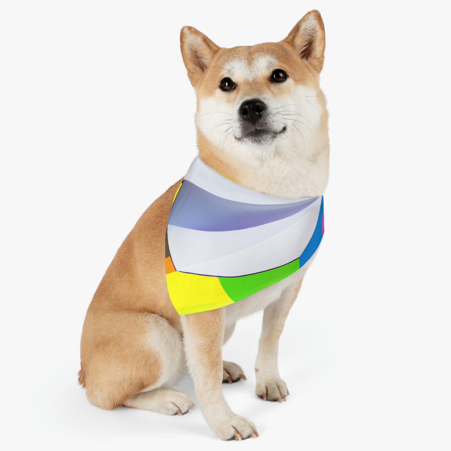 "A Flight of Color" - El collar de bandana para mascota alienígena