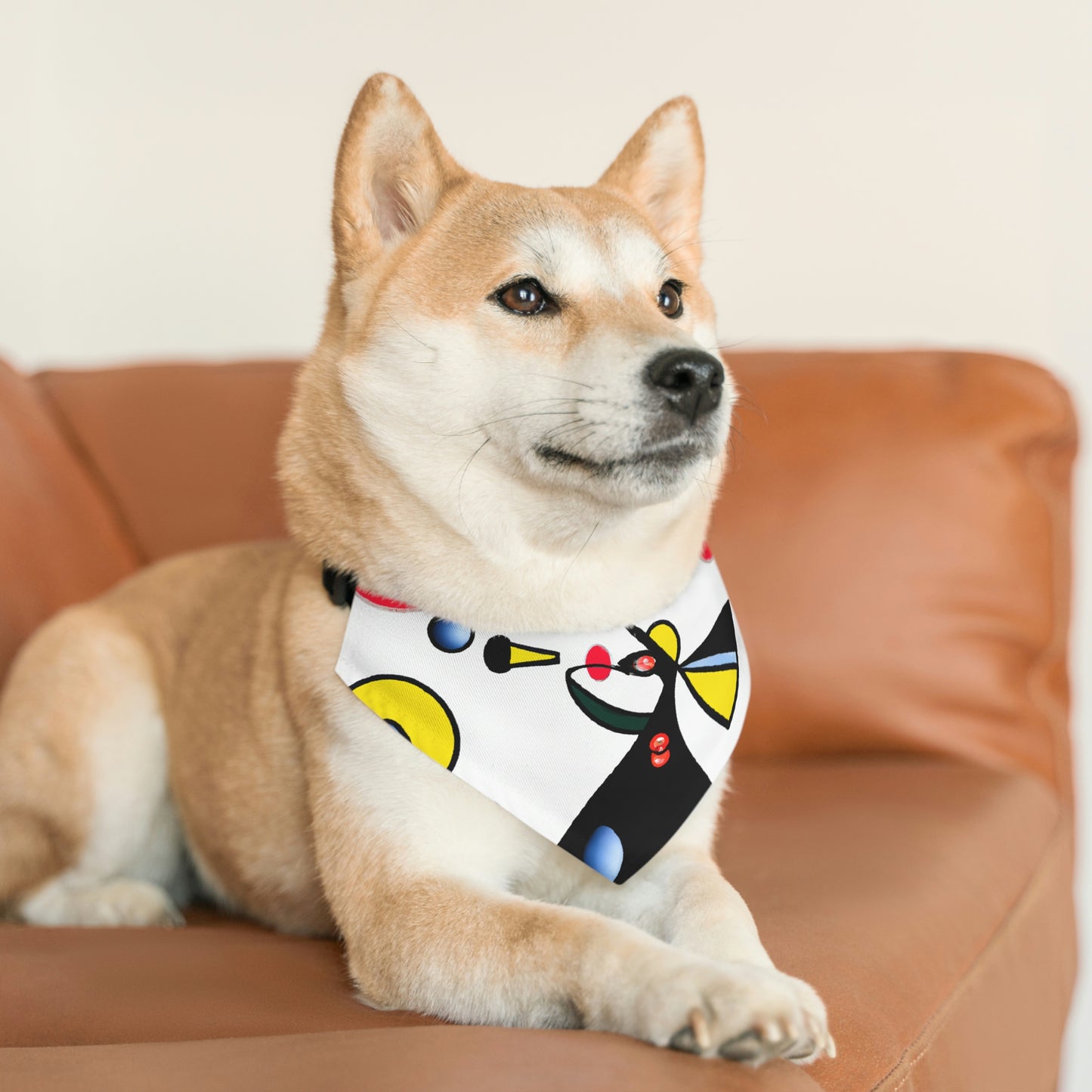 "La vida en la sombra de la muerte" - El collar de bandana para mascotas alienígenas