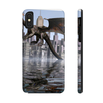 "Ascending the Deluge: A Dragon's Soaring Journey." - The Alien Tough Phone Cases