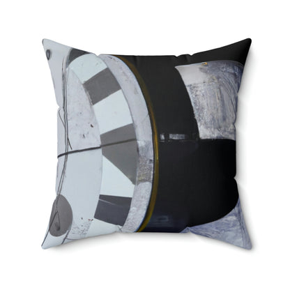 The Strike of Midnight - The Alien Square Pillow