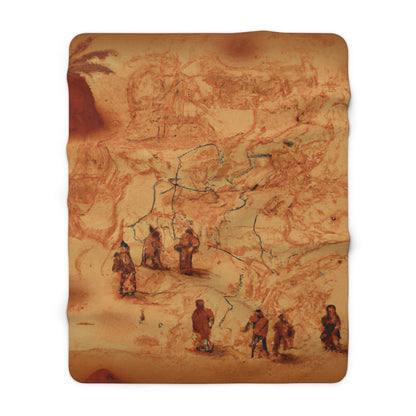 The Forgotten Kingdom: A Treasure Hunter's Tale - The Alien Sherpa Fleece Blanket