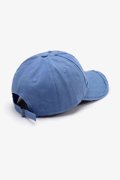 Gorra de béisbol ajustable desgastada