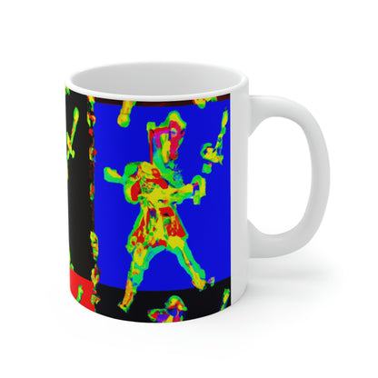 "Dancing with Fire and Steel." - The Alien Ceramic Mug 11 oz