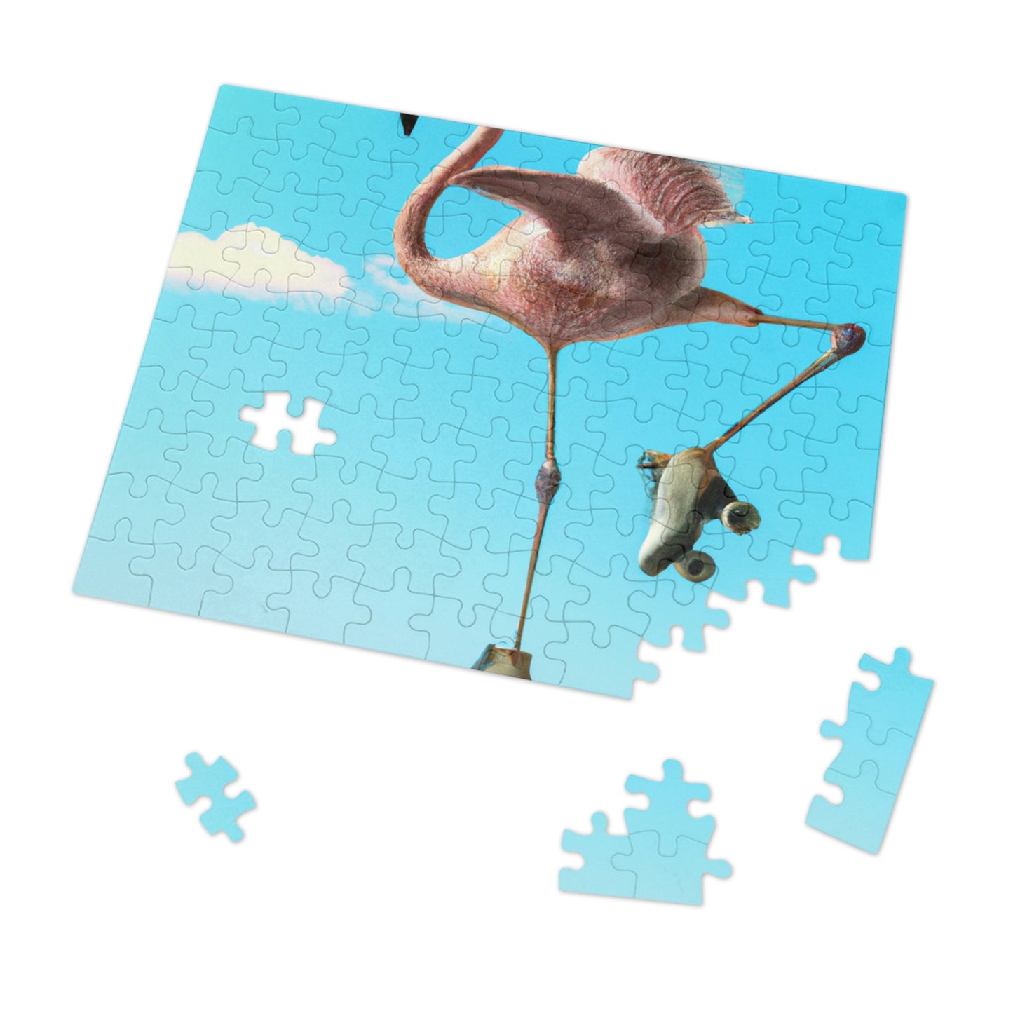 "Flamingo Skates!" - The Alien Jigsaw Puzzle