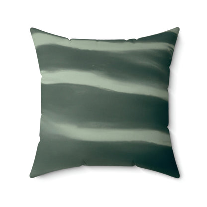 "Hidden Depths". - The Alien Square Pillow