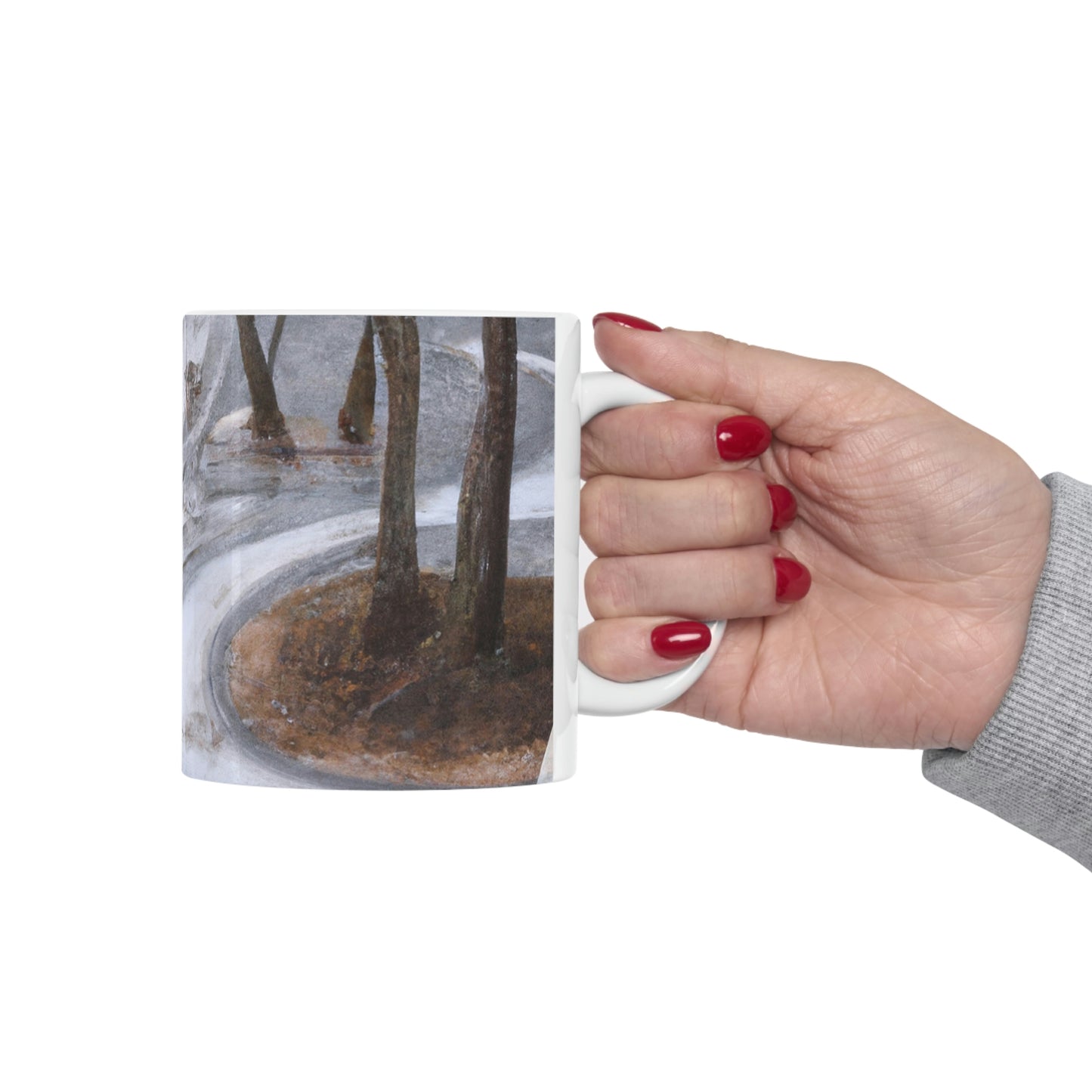 Frozen in Time: The Forgotten Forest - The Alien Taza de cerámica 11 oz