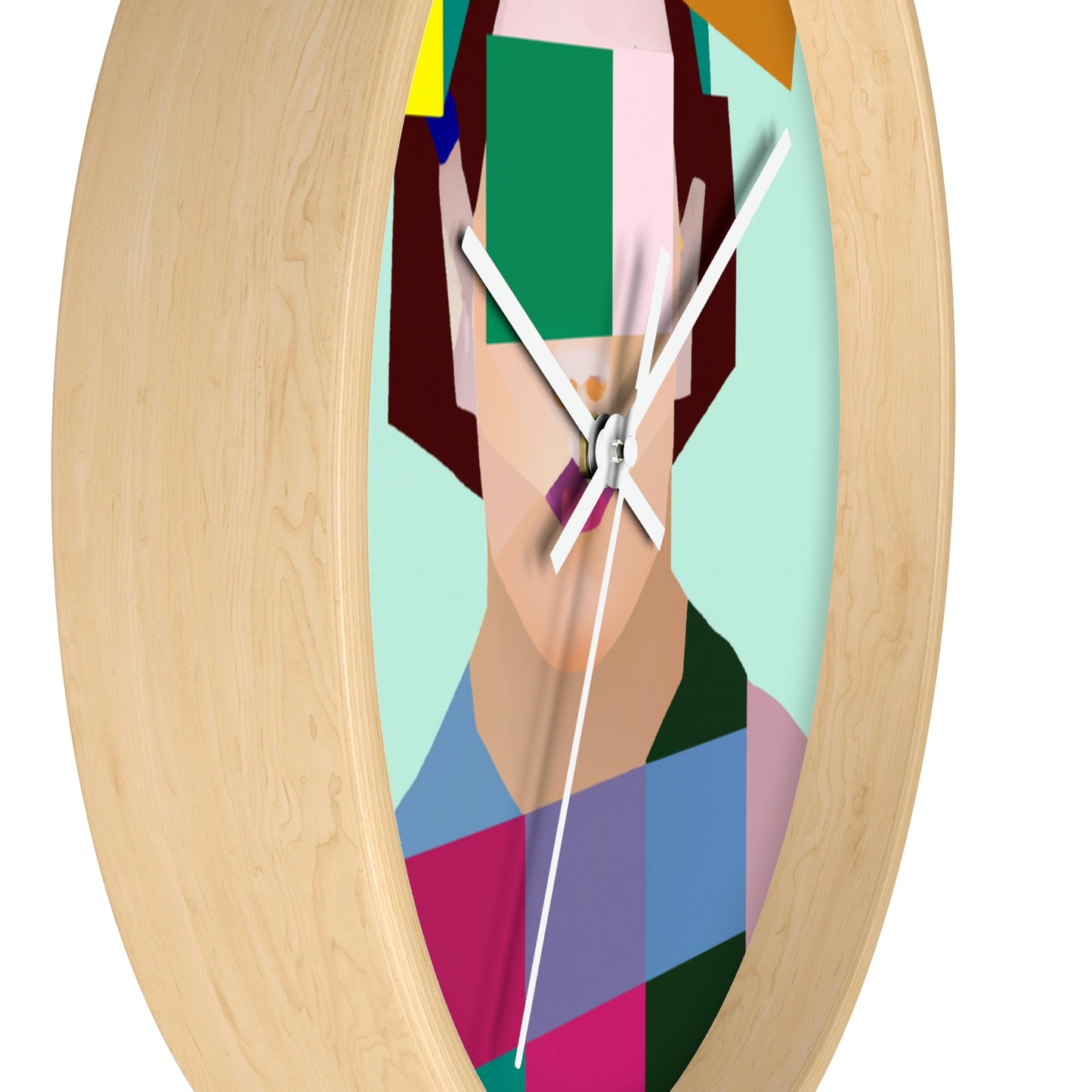 "Geometric Harmony" - The Alien Wall Clock