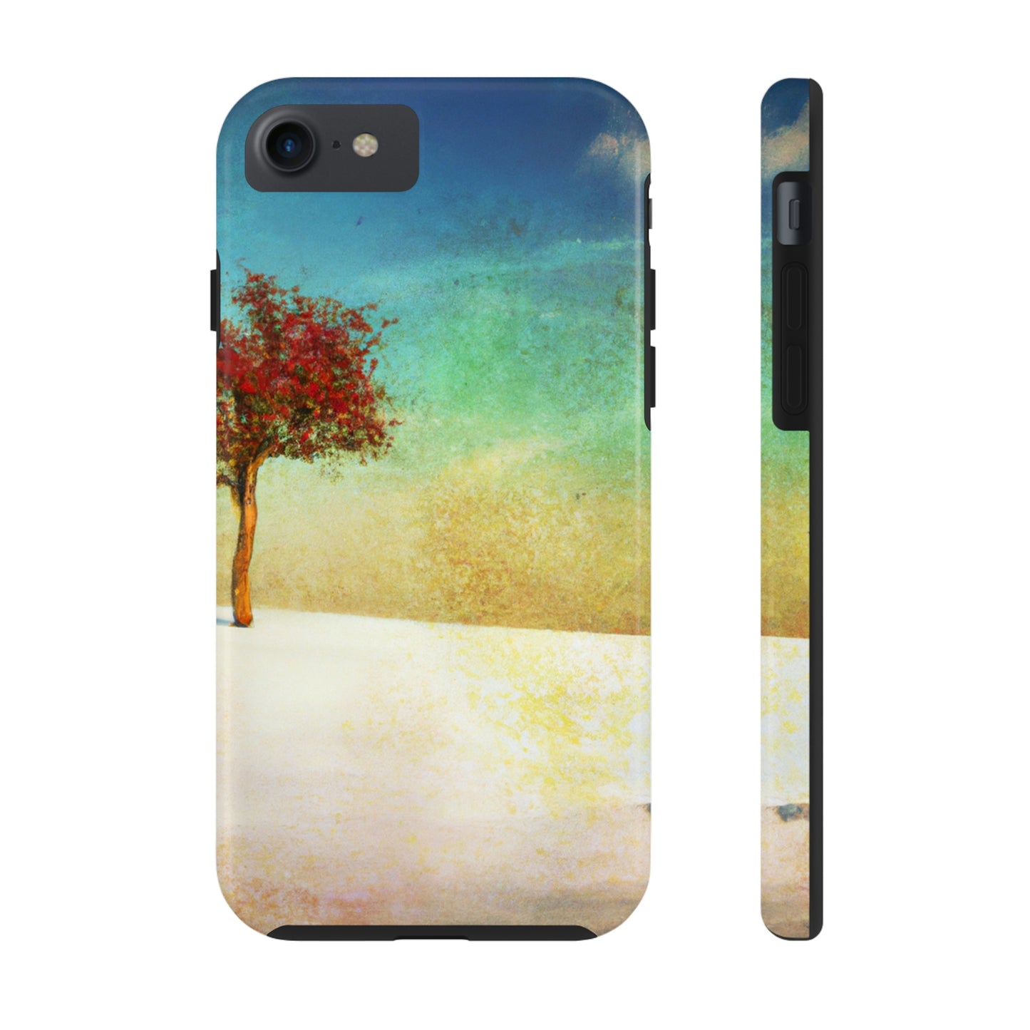 "Alone in the Snowy Meadow" - The Alien Tough Phone Cases