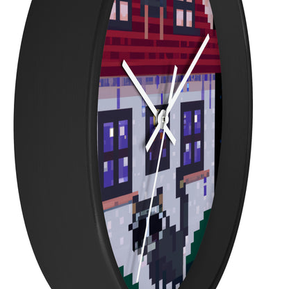 "Caper in the Mansion: A Raccoon's Adventure" - The Alien Wall Clock