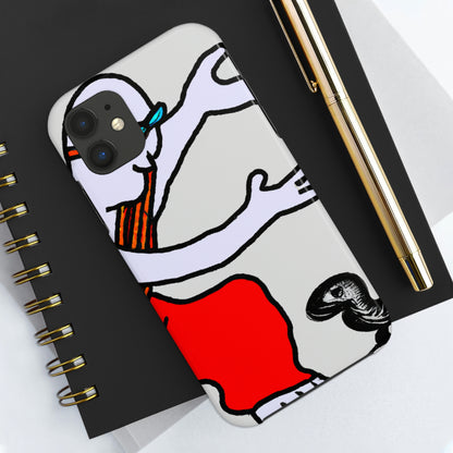 "A Blind Monk's Gentle Embrace of a Lost Dragonling" - The Alien Tough Phone Cases