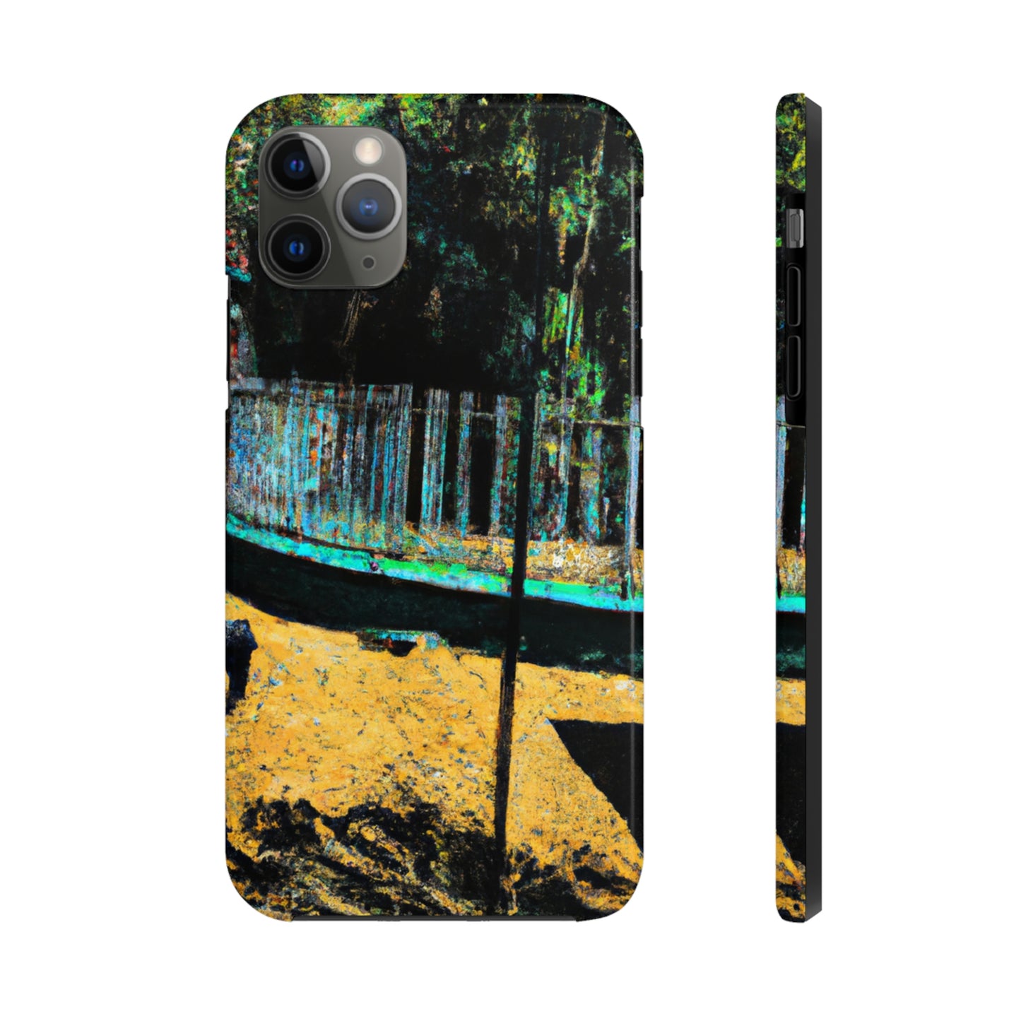 "Lost in the Shadows of Oblivion: A Journey Through the Abandoned Zoo" - The Alien Tough Phone Cases