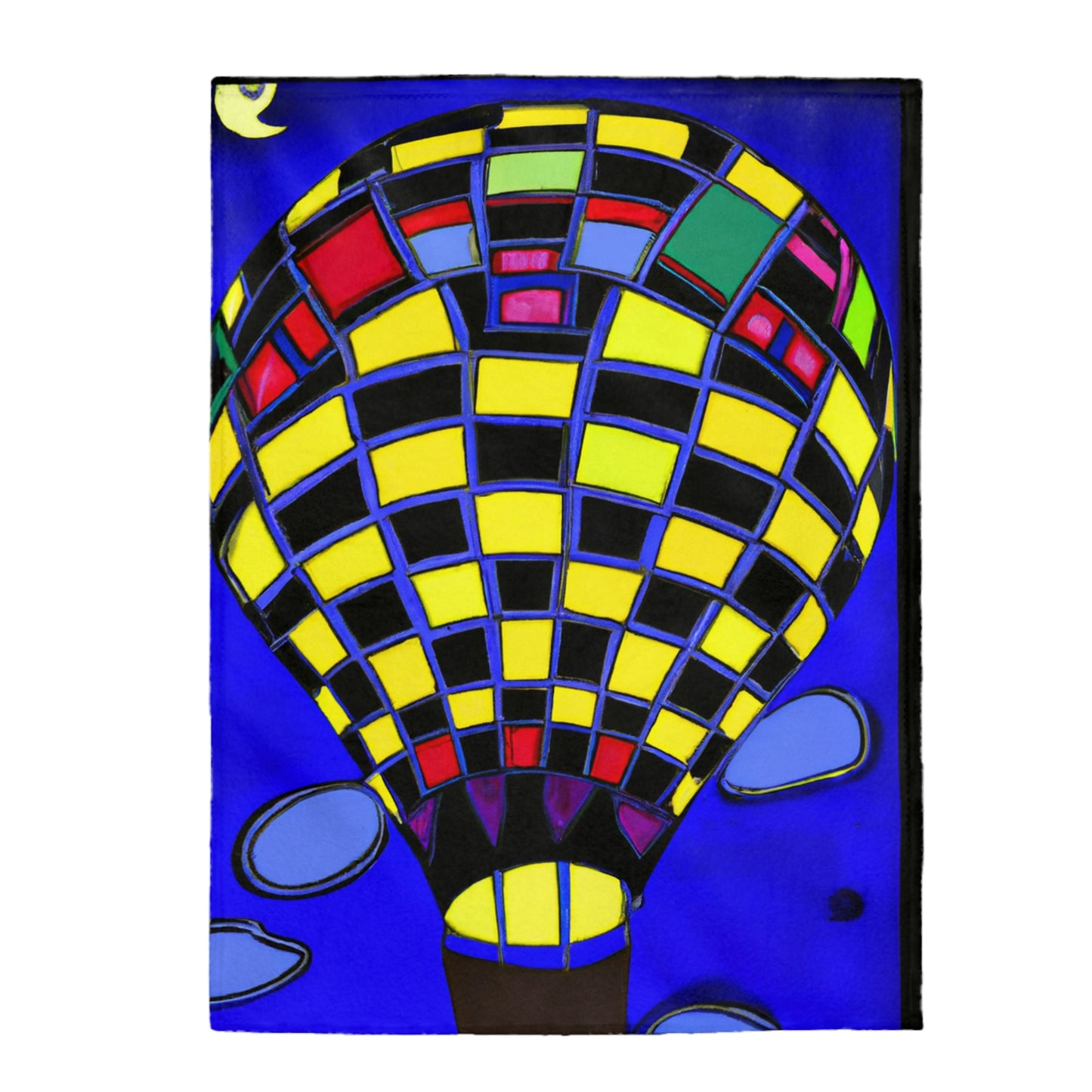 "Enchanted Midnight Flight" - The Alien Velveteen Plush Blanket