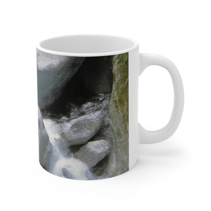 "Canyon Chaos: The Rockslide Race" - Taza de cerámica The Alien 11 oz