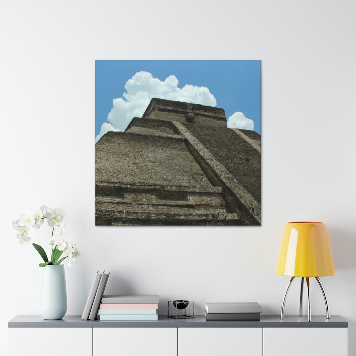 "The Ancient Pyramid's Hidden Treasures" - The Alien Canva