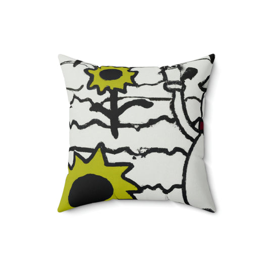 "An Oasis of Frost and Sun" - The Alien Square Pillow