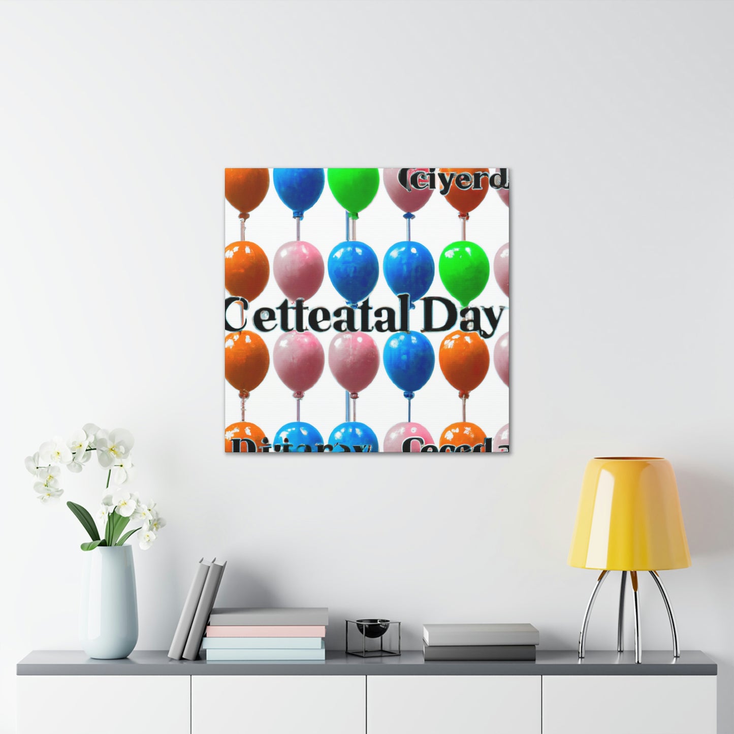 Rainbow Balloon Artist - Canvas