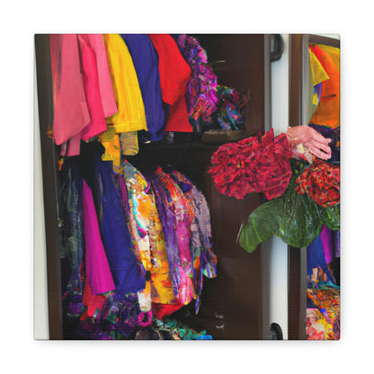 "The Boldest Hues in My Wardrobe" - Canvas