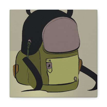 "Mochila con personalidad" - The Alien Canva