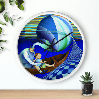 "Drifting: A Father and Son's Voyage Through Life" - The Alien Wall Clock