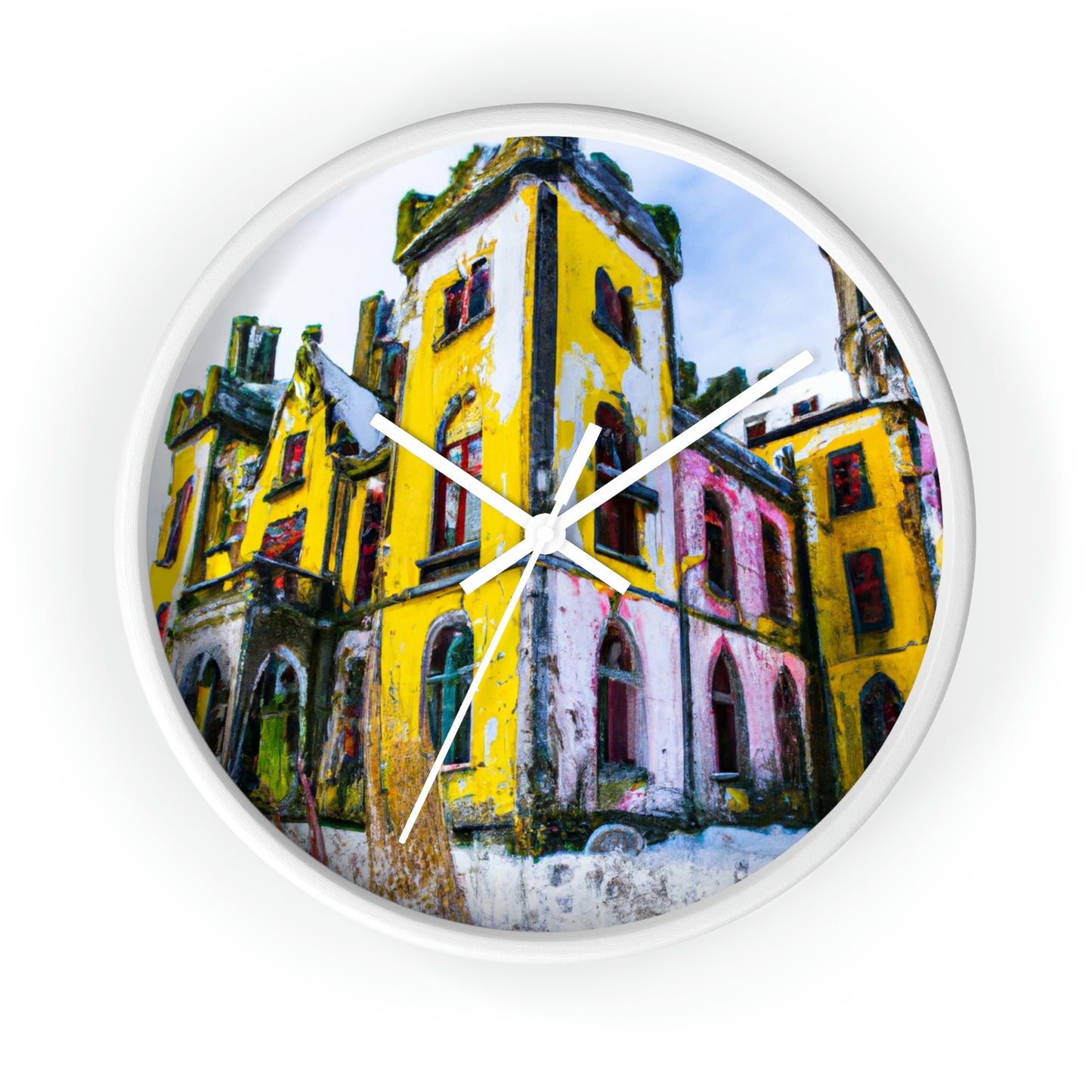 "Castle of Snow and Shadows" - The Alien Wall Clock