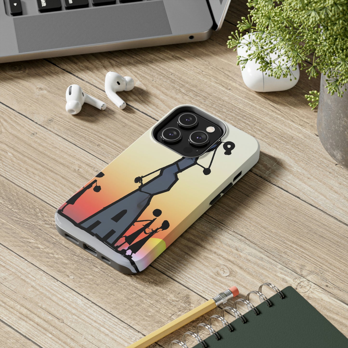 "Forgotten in the Sunset" - The Alien Tough Phone Cases