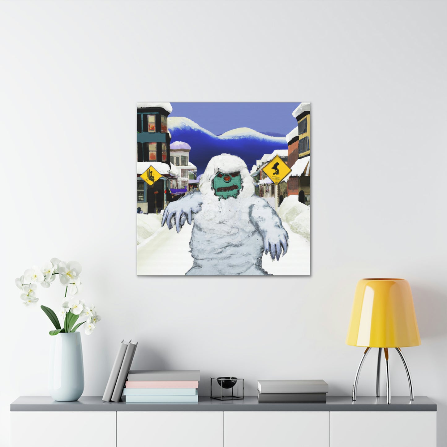 Frozen Terror: The Abominable Snowman's Reign - The Alien Canva