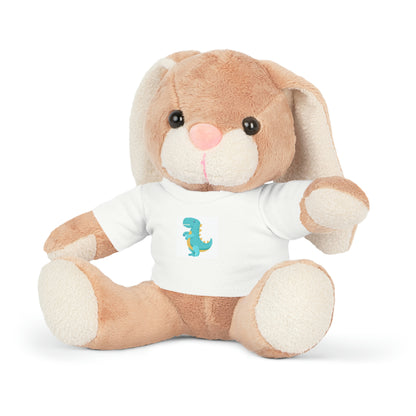 The Alien Plush Bear, Bunny, Elephant, or Sheep with T-Shirt T-rex