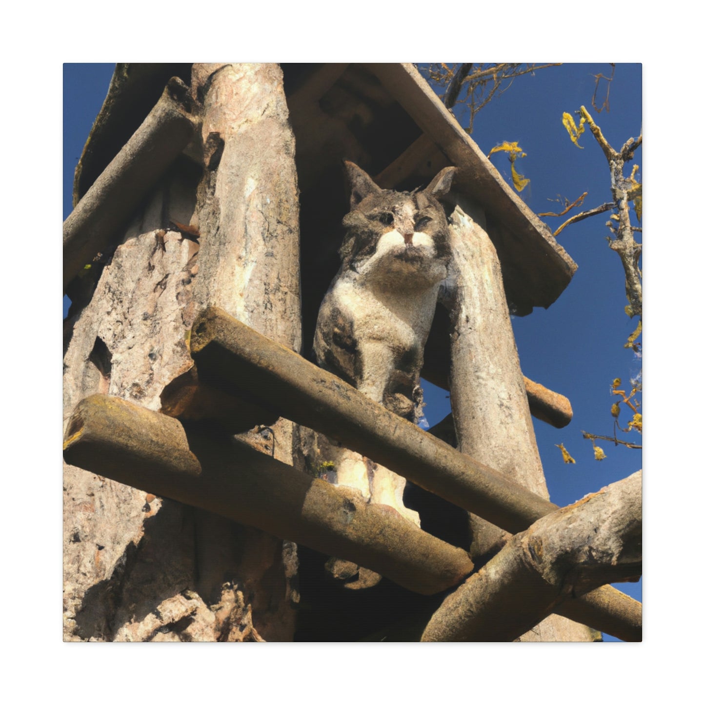 "Kitty in the Ruins" - The Alien Canva