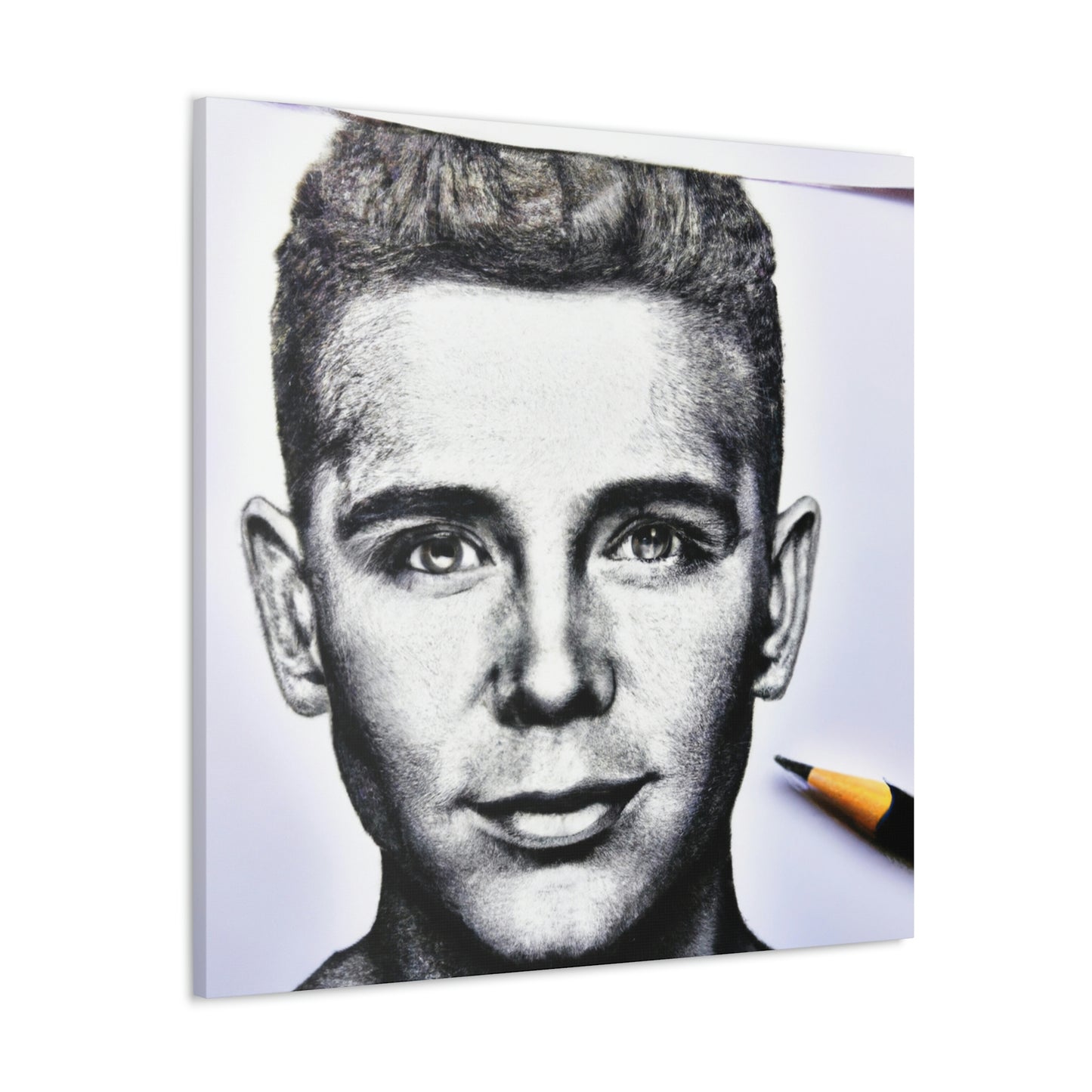 "Playing with Monochrome: Create a Celebrity Portrait with Pens" - The Alien Canva