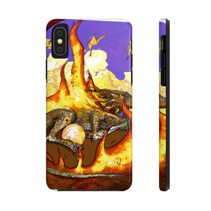 "Un dragón dormido en un abrazo infernal" - The Alien Tough Phone Cases