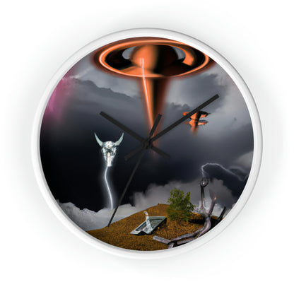 Invasion of the Storm Aliens - The Alien Wall Clock