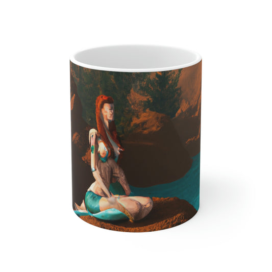 "Sirena en el espejismo" - Taza de cerámica The Alien 11 oz