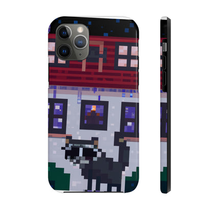 "Caper in the Mansion: A Raccoon's Adventure" - The Alien Tough Phone Cases