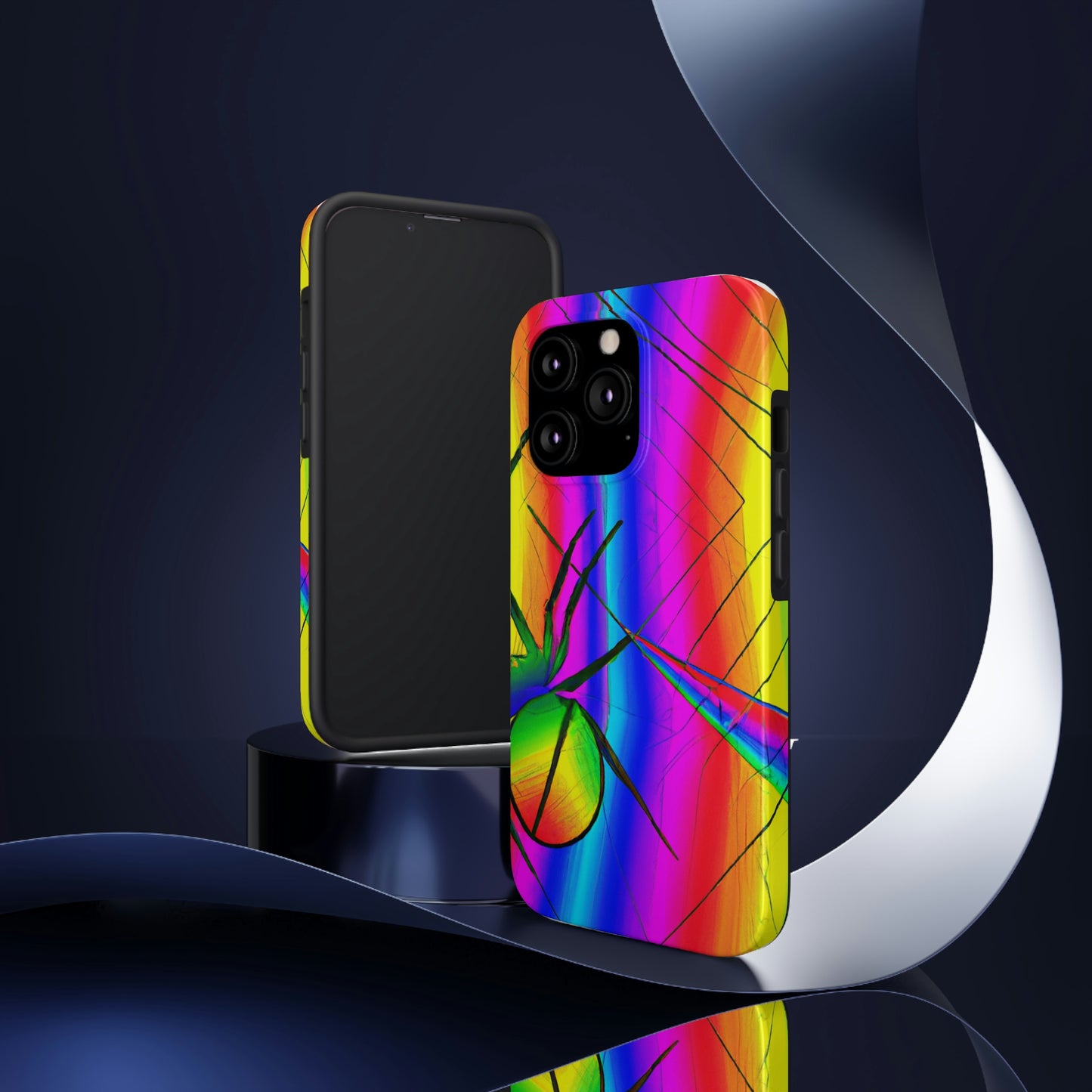 "A Spinnerette's Prismatic Web" - The Alien Tough Phone Cases