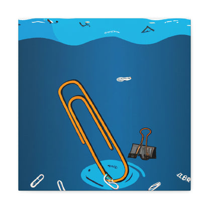 "A Paperclip Against the Tide: Escaping a Sinking Submarine" - The Alien Canva