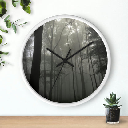 "The Silent Woods of Fog" - The Alien Wall Clock