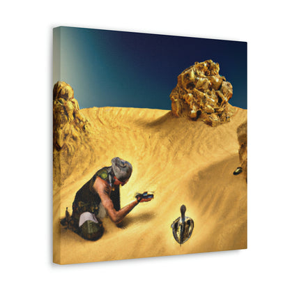 "Treasure Hunt in the Desert" - The Alien Canva