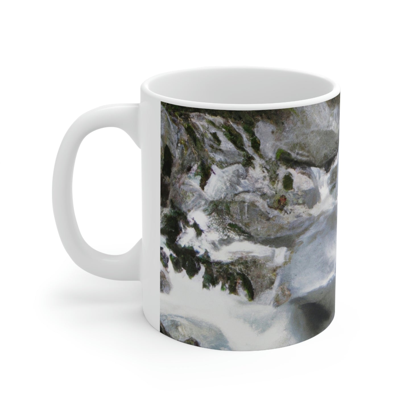 "Canyon Chaos: The Rockslide Race" - Taza de cerámica The Alien 11 oz