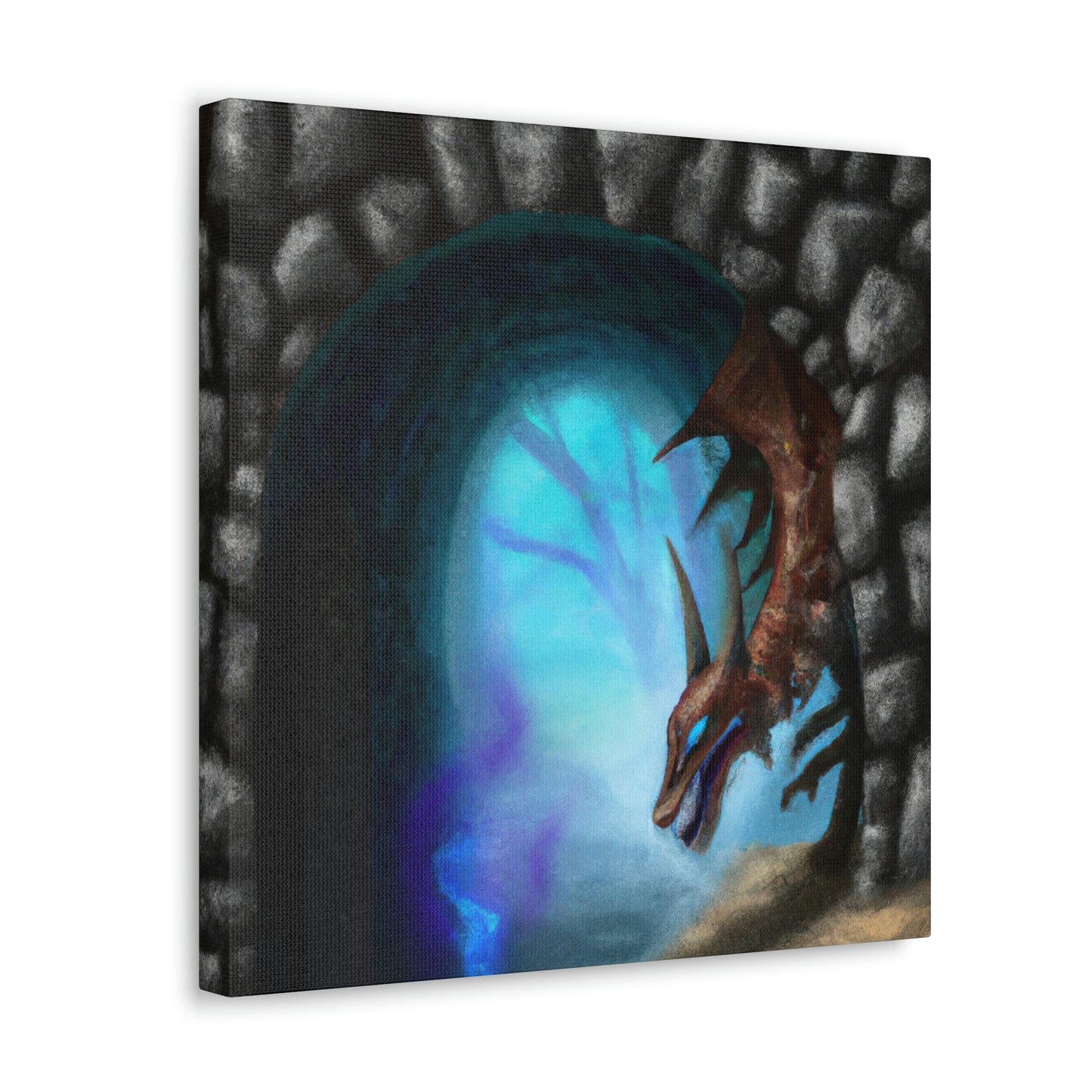 "The Dragon and the Forbidden Portal" - The Alien Canva