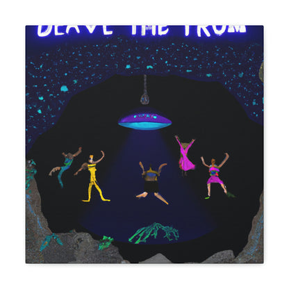 "Una fiesta submarina maravillosa" - The Alien Canva