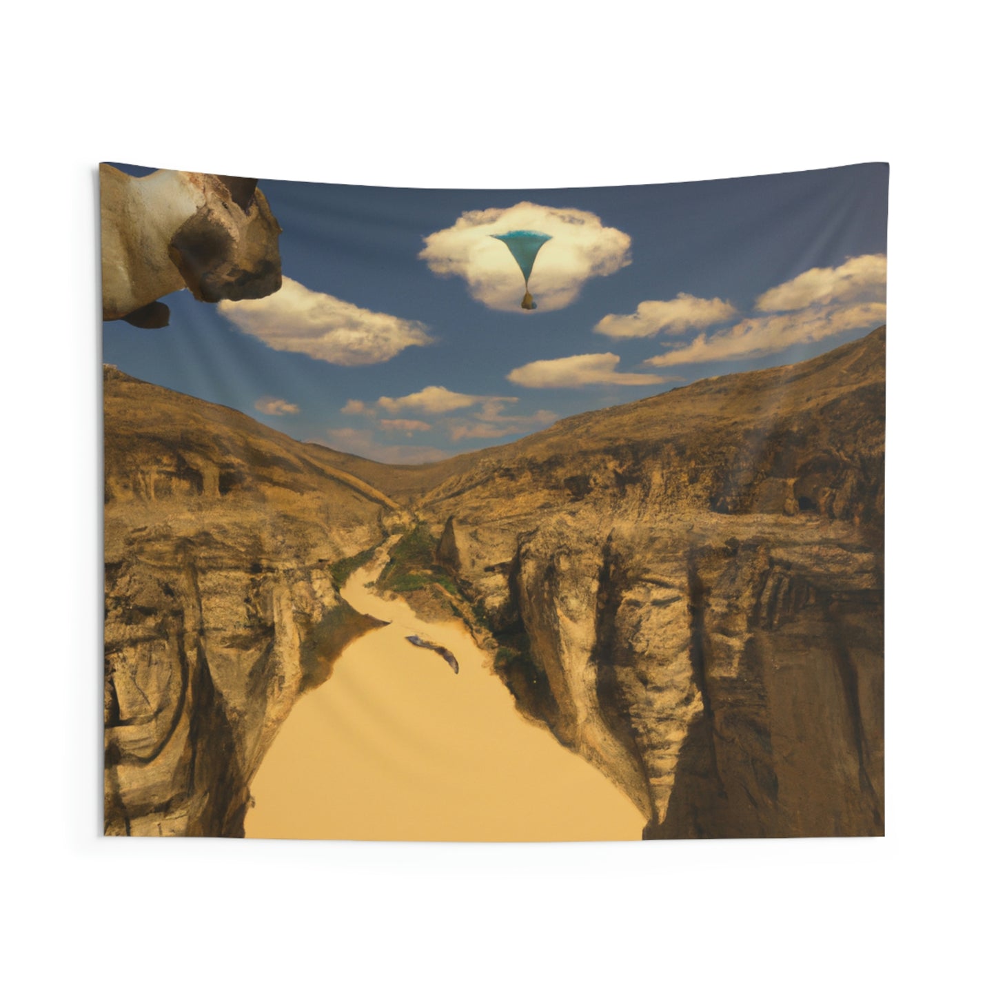 "Feline Flight Over the Grand Gulch" - The Alien Wall Tapestries