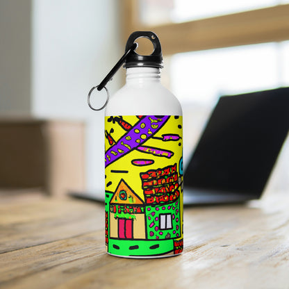 "A Slumbering Village of the Soaring Dragon" - The Alien Stainless Steel Water Bottle