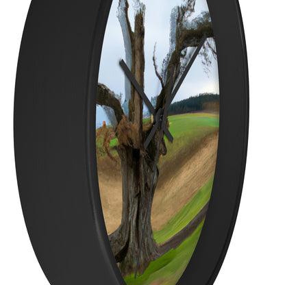 "A Shadow in the Meadow: The Last Standing Tree" - The Alien Wall Clock