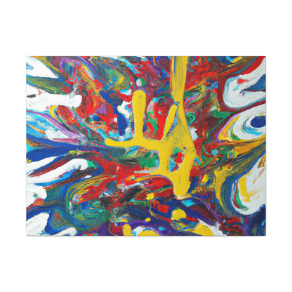 Synesthetic Symphony: An Abstract Painting - The Alien Canva.