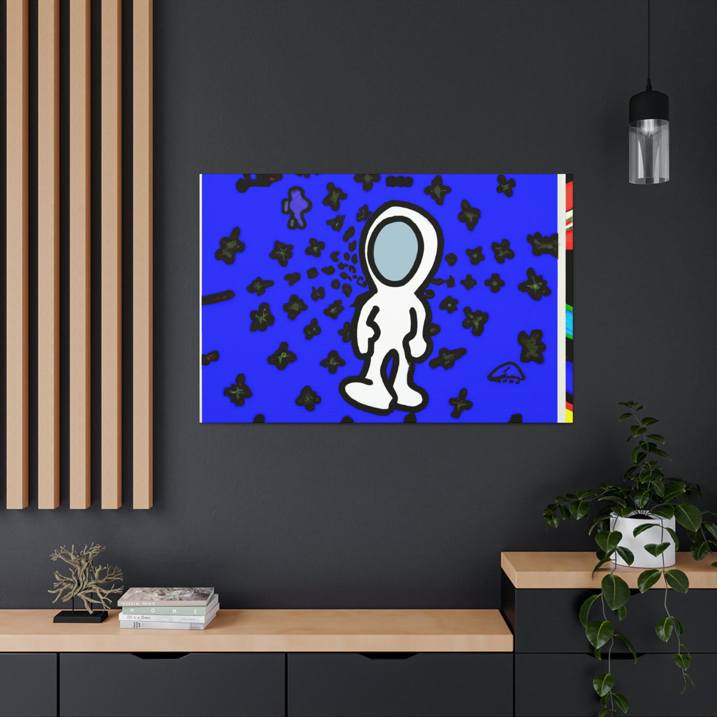 "Explorando el Universo Desconocido" - The Alien Canva