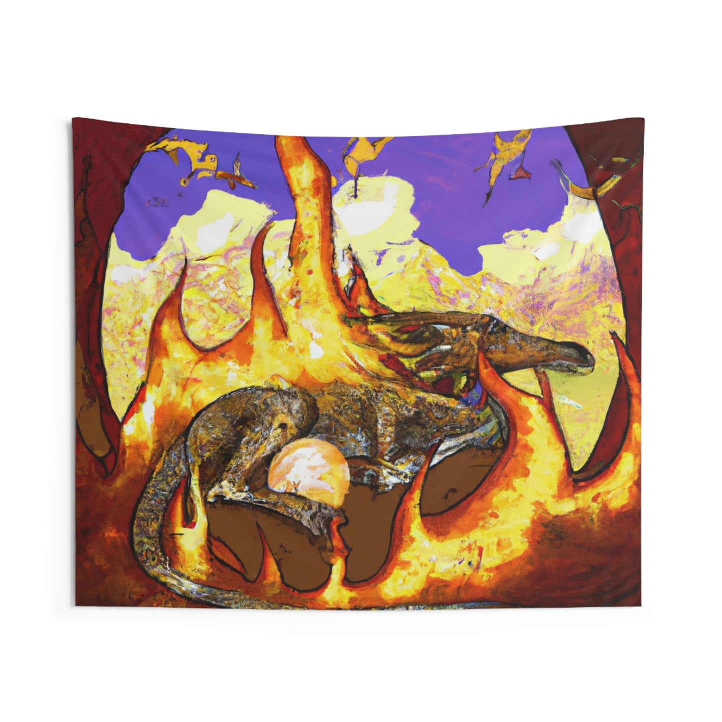 „Ein schlummernder Drache in höllischer Umarmung“ – The Alien Wall Tapestries